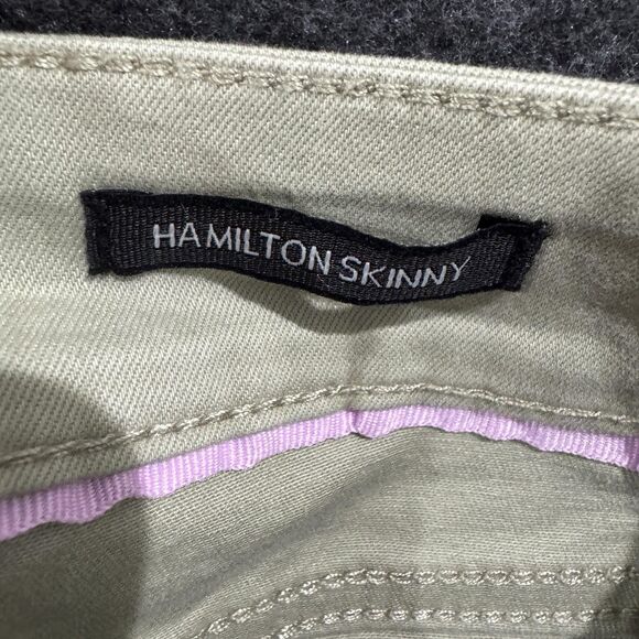 Nanette Lepore Pants Womens 8 Hamilton Skinny Stretch Frayed Hem Jeans Casual - Picture 9 of 11